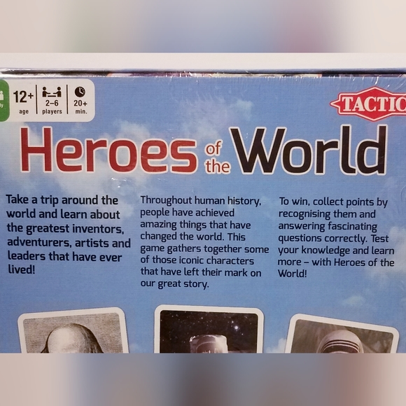 Heroes Of The World Card Game Can You Recognize the Heroes of the World? Tactic - Picture 3 of 4
